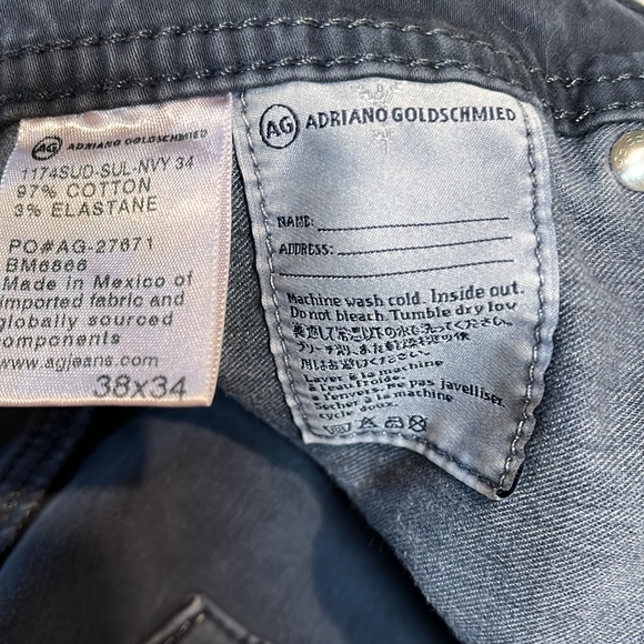 Adriano Goldschmied navy jeans super soft - Picture 3 of 6